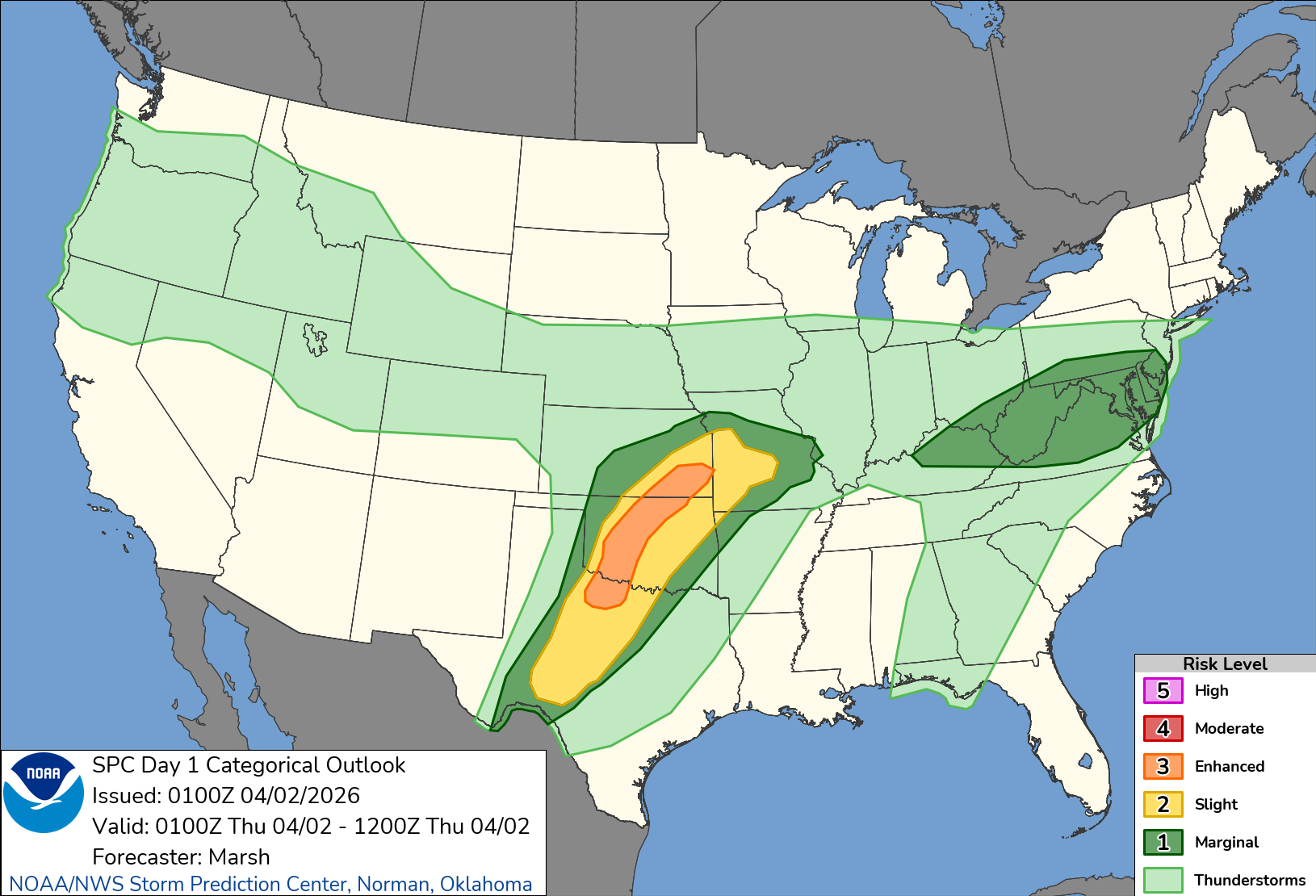 SPC Day 1 Outlook