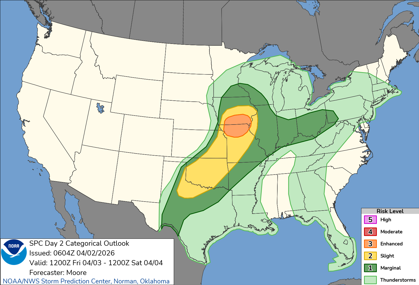 SPC Day 2 Outlook