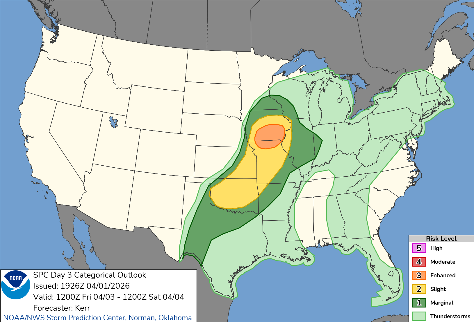 SPC Day 3 Outlook